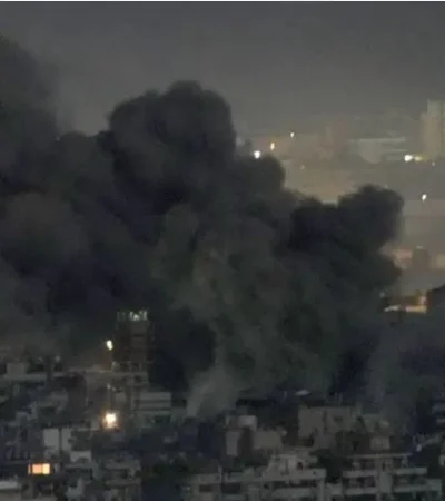 Israel asfixia a la capital libanesa con incesantes incursiones aéreas.