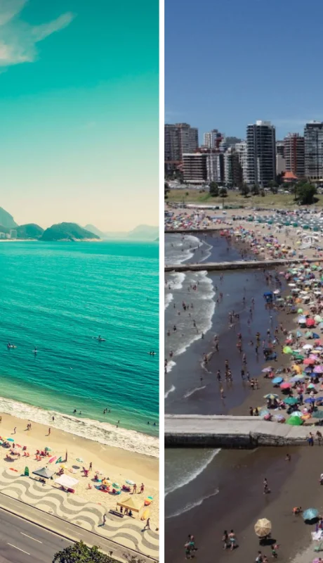 Brasil vs. Argentina.