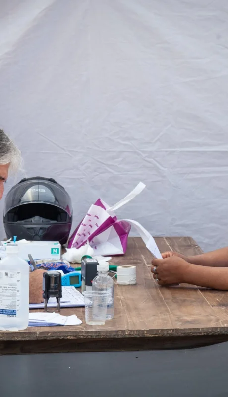 Operativo en El Algarrobal