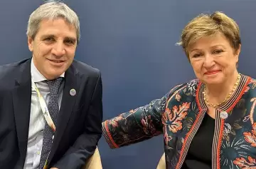 Caputo se reunió con Georgieva, en una "muy buena reunión" según la titular del Fondo