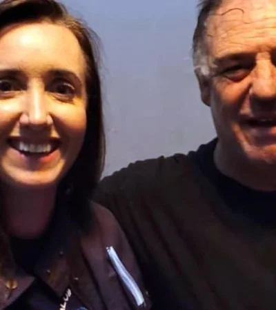 Victoria Villarruel y Ricardo Iorio.