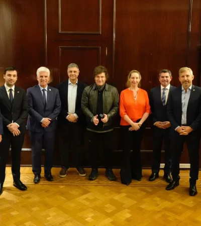 Milei con gobernadores del PRO
