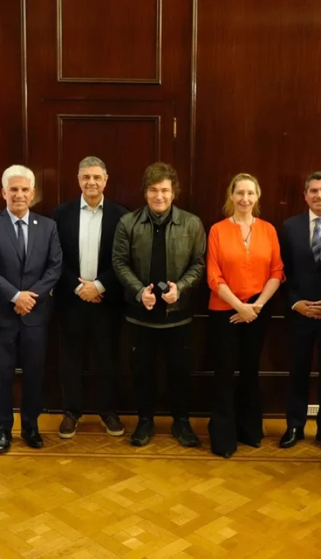 Milei con gobernadores del PRO