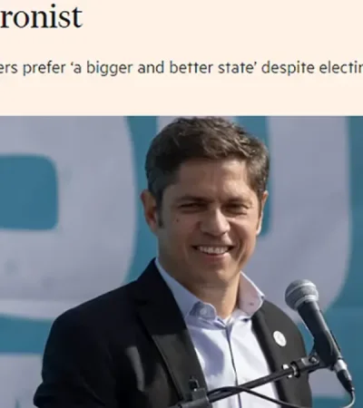 El Gobernador quiere ser la contracorriente de la propuesta libertaria y dejó comentarios para todos los gustos sobre el Estado, Milei y CFK.