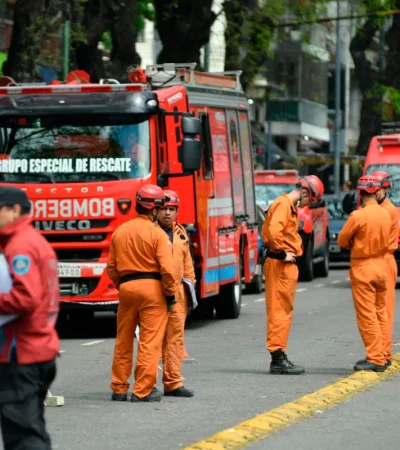 Se desprendió un techo en caballito.
