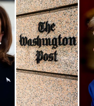 Kamala Harris, el Washington Post y Donald Trump.