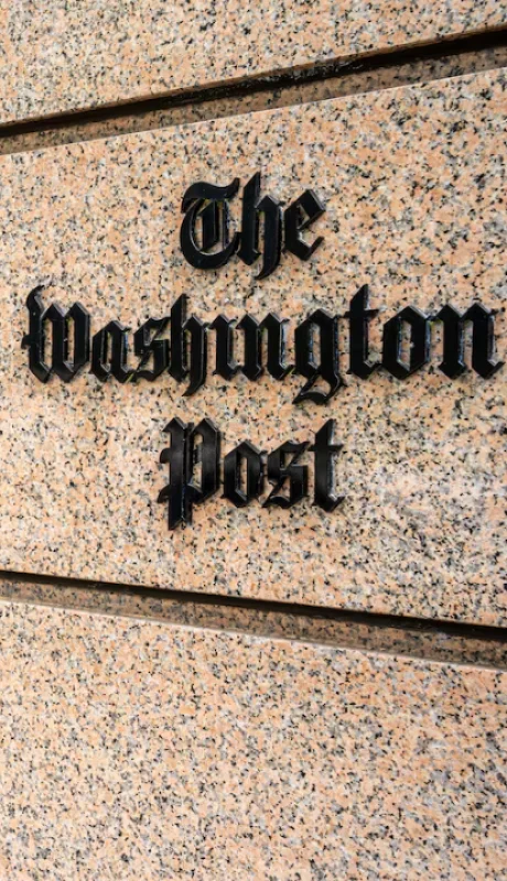 Kamala Harris, el Washington Post y Donald Trump.