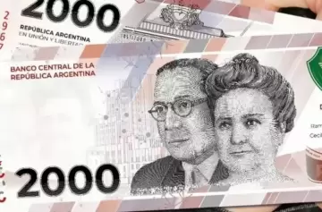 El Gobierno anunció que suspenderá la emisión de billetes de $1.000 y $2.000