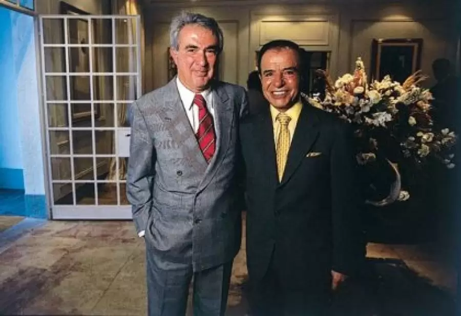 Carlos Menem y Alberto Kohan