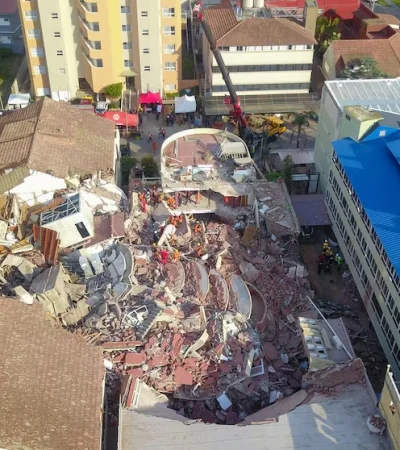 Tres desaparecidos tras el derrumbe del Apart Hotel Dubrovnik