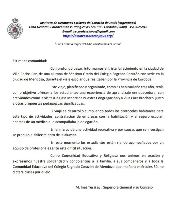 Instituto de Hermanas Esclavas del Corazón de Jesús