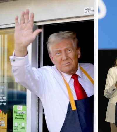 Donald Trump y Kamala Harris.