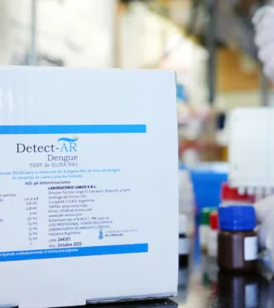Test para detectar dengue.