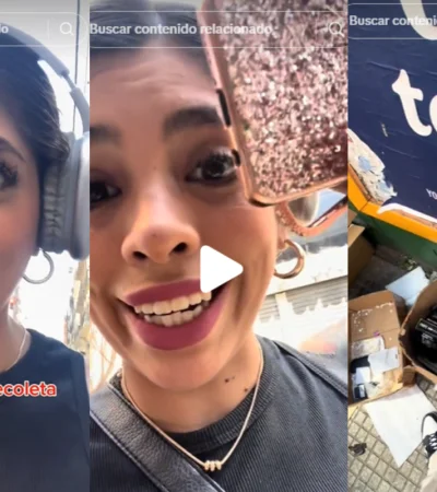 Un tesoro tirando en las calles de Recolesta.