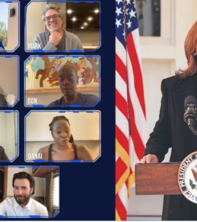 Los Vengadores apoyan a Kamala Harris.