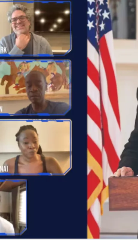 Los Vengadores apoyan a Kamala Harris.