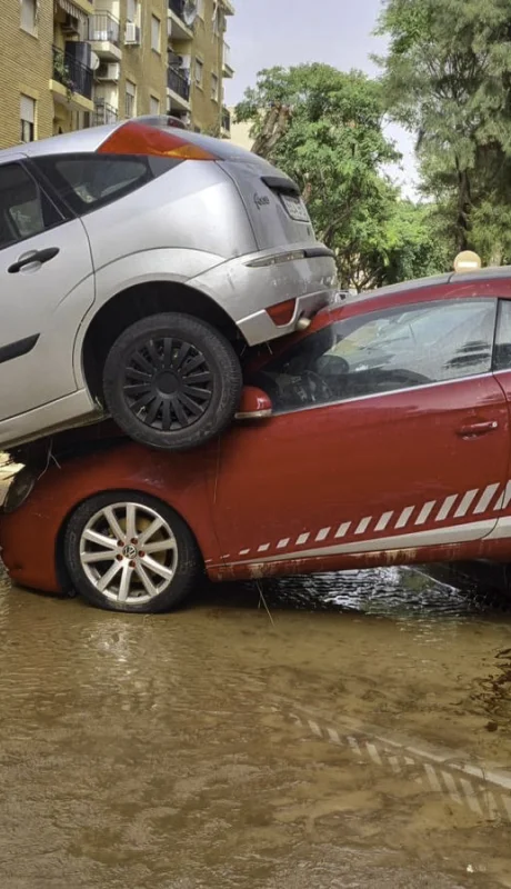 La DANA causó estragos en Valencia, España.