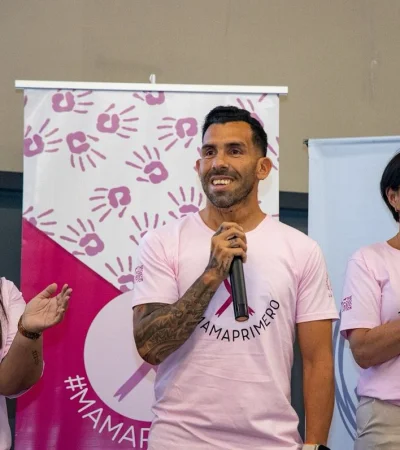 El exfutbolista puso a disposición su fundación para ayudar a las mujeres  de Mendoza.