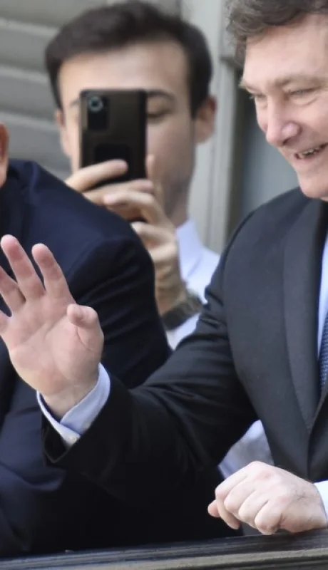 Javier Milei y Gerardo Werthein