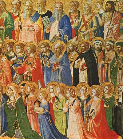 Todos los Santos, pintado por Fra Angélico.