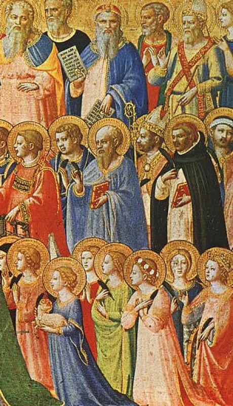 Todos los Santos, pintado por Fra Angélico.