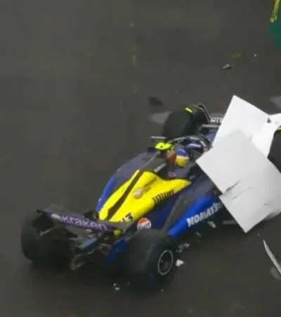 Video: Franco Colapinto chocó en Interlagos y largará 18° en el GP de Brasil