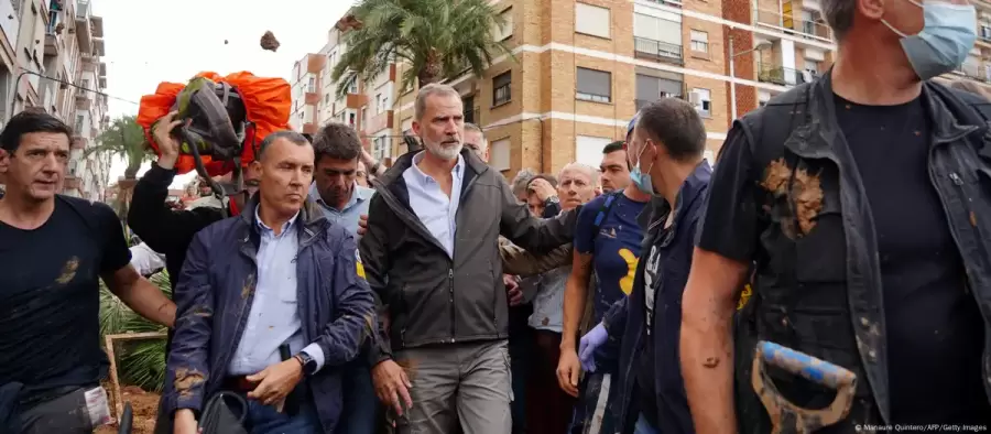 Rechazo de los valencianos a la presencia del rey