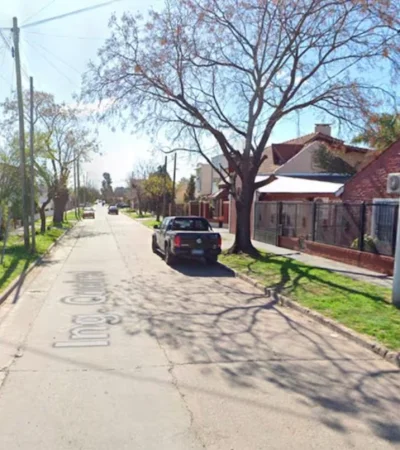 La zona donde ocurrió el filicidio.