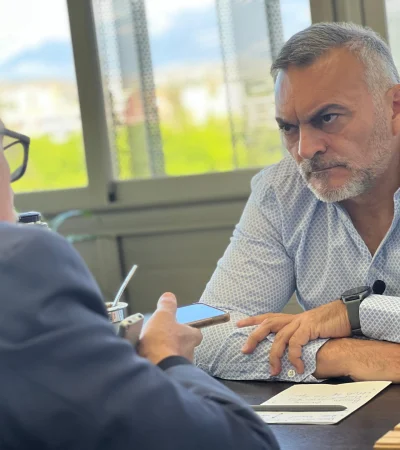 El senador peronista Félix González con Ciudadano.News.
