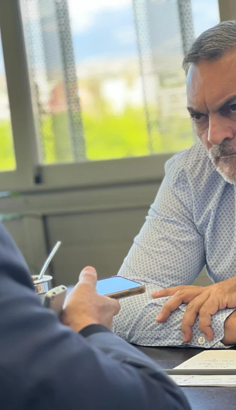 El senador peronista Félix González con Ciudadano.News.