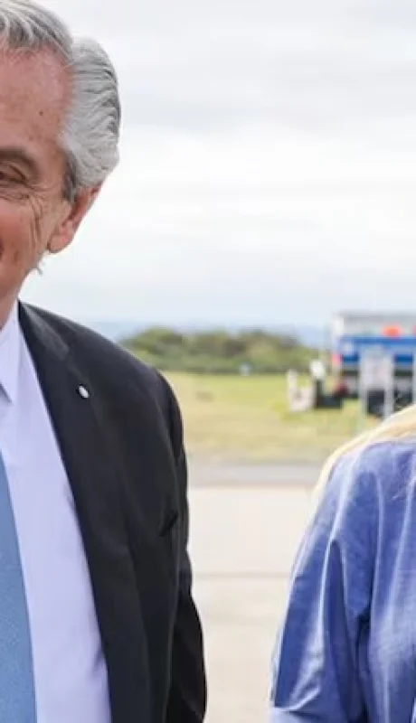 Alberto Fernández y Fabiola Yáñez