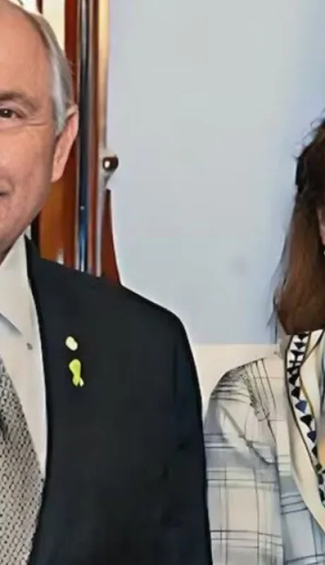 Gerardo Werthein junto a Diana Mondino, la ex canciller.