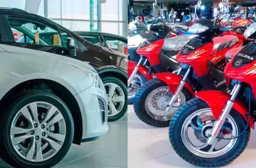 Autos y motos repuntan las ventas, pero quedan por debajo del 2023