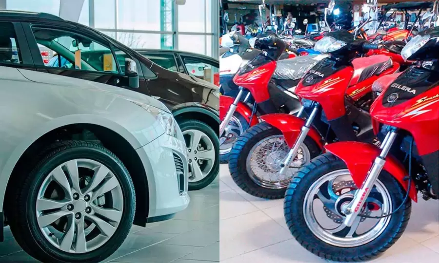 Ventas de autos y motos