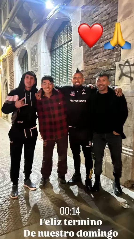 El posteo de Vidal, antes del hecho denunciado