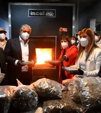Operación 'Infierno Blanco': Bullrich lideró la destrucción de casi 800 kilos de cocaína