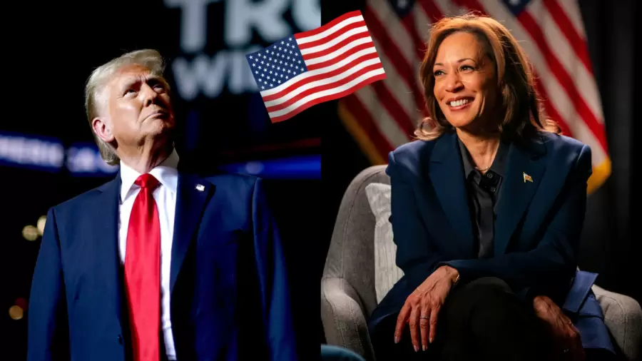 Donald Trump vs Kamala Harris.