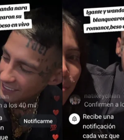 L-Gante y Wanda Nara confirmaron su relación.