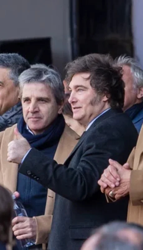 Javier Milei en su ambiente