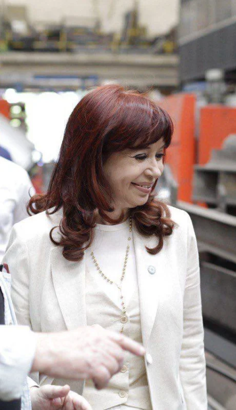 Cristina Kirchner recorrió una pyme en Avellaneda.