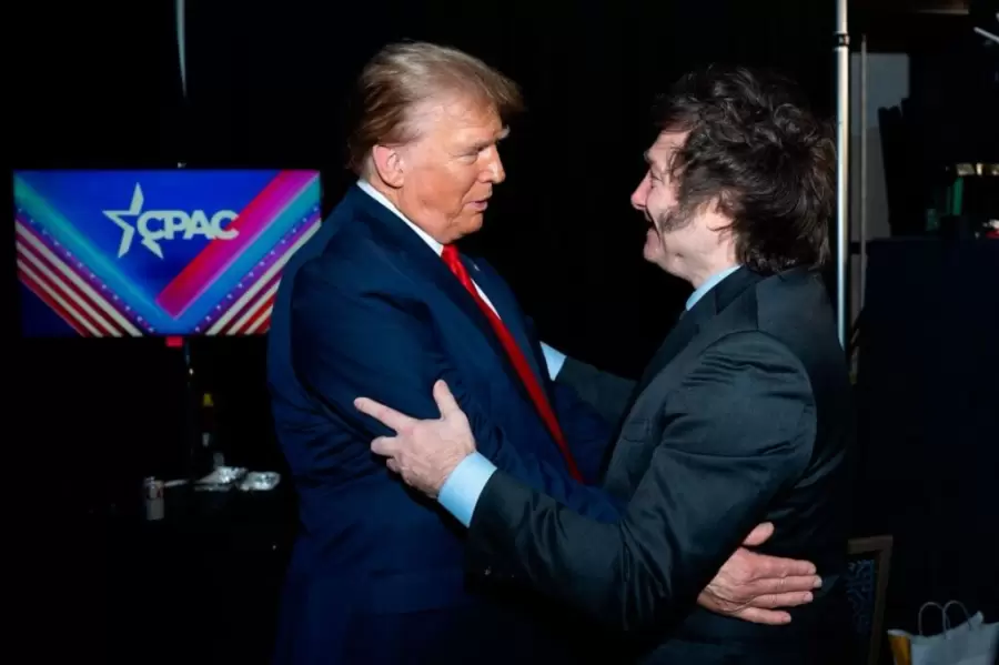 Javier Milei muestra una afinidad política con el electo presidente de Estados Unidos, donald Trump. (Woto: web)