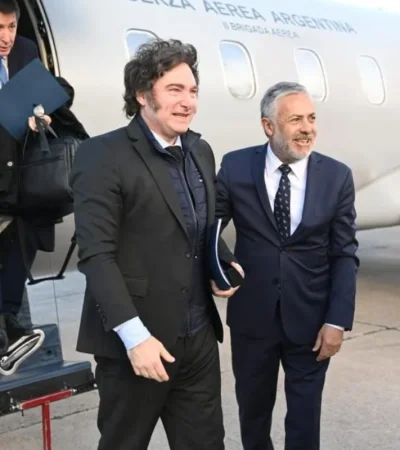 Javier Milei y Alfredo Cornejo.