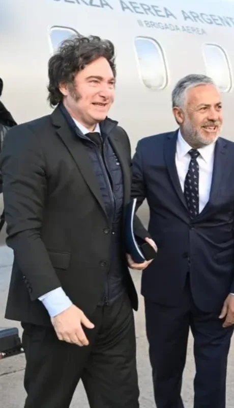 Javier Milei y Alfredo Cornejo.