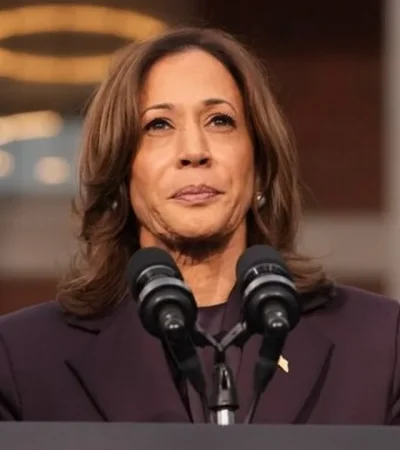 La exvicepresidente Kamala Harris