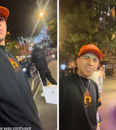 Enzo Fernández le pidieron una foto en un semáforo.