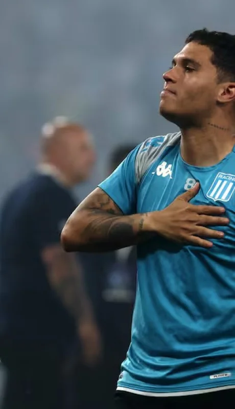 Juanfer Quintero es figura en Racing