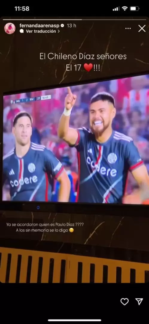 El posteo de la esposa de Paulo Díaz