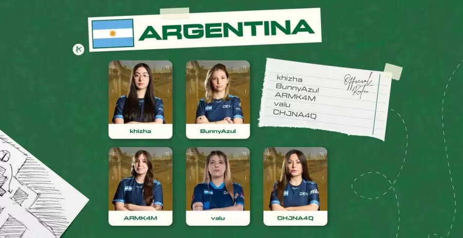 Selección argentina femenina de Counter Strike 2.