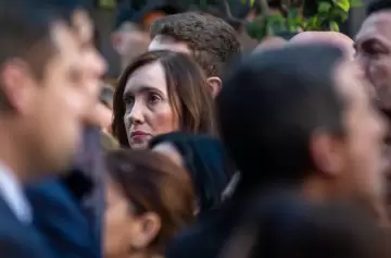 Victoria Villarruel asistió al velatorio del gendarme asesinado en El Palomar