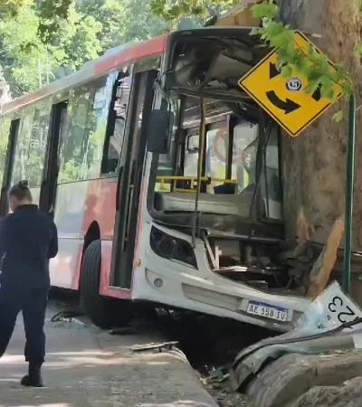 Video: falla en los frenos de un micro causa la muerte de un chofer y deja 17 heridos